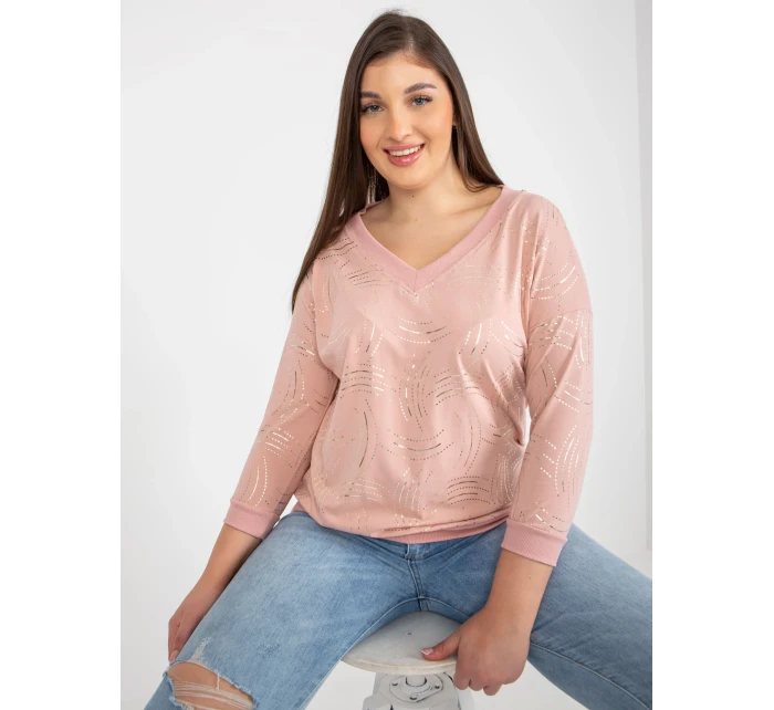 Halenka RV BZ model 18385498 světle růžová - FPrice