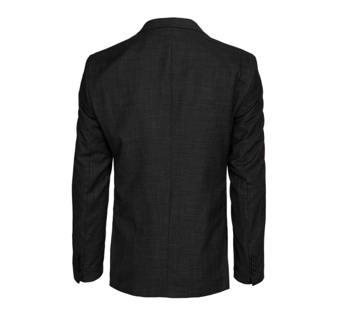 Pánské jednořadové sako černé FashionStreet MX0638