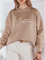 Dámská oversize mikina coffee Dstreet model 21983651 - FashionStreet