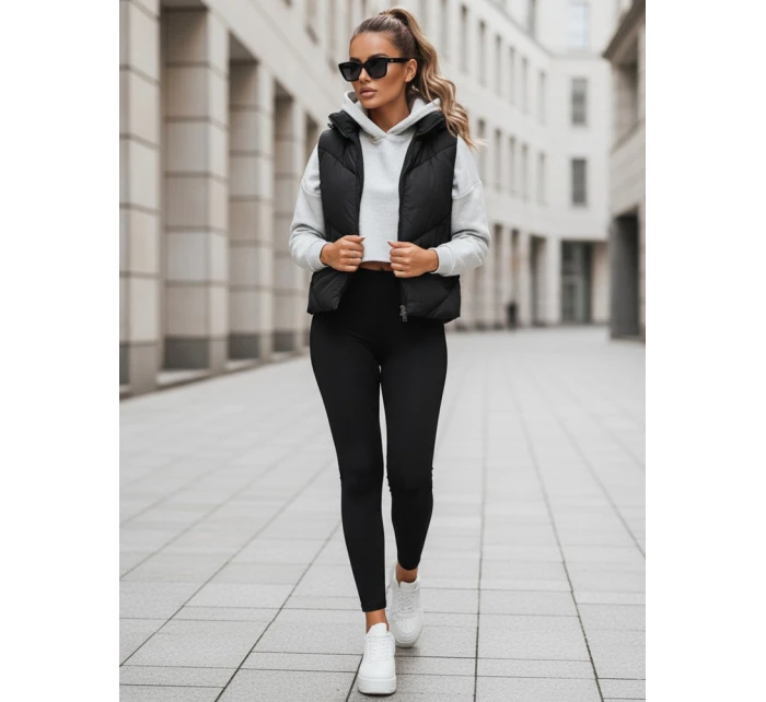 Dámská prošívaná vesta LIKEHUGS černá FashionStreet TY4978