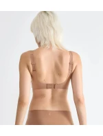 Dámská podprsenka ZERO Feel 2.0 Soft bra - BROWN - sv. hnědá 00CM - SLOGGI