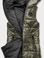 Vesta s geometrickým spodním dílem khaki (B0122-11)