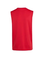 Adidas Entrada 26 dětské tričko bez rukávů červené KB3937