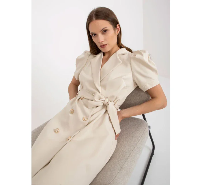 Šaty DHJ SK A6311.39 světle béžová Šaty DHJ SK A6311.39 světle béžová