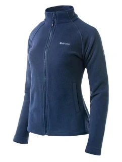 Dámská mikina fleece lady Henis Navy tmavě modrá - Hi-tec