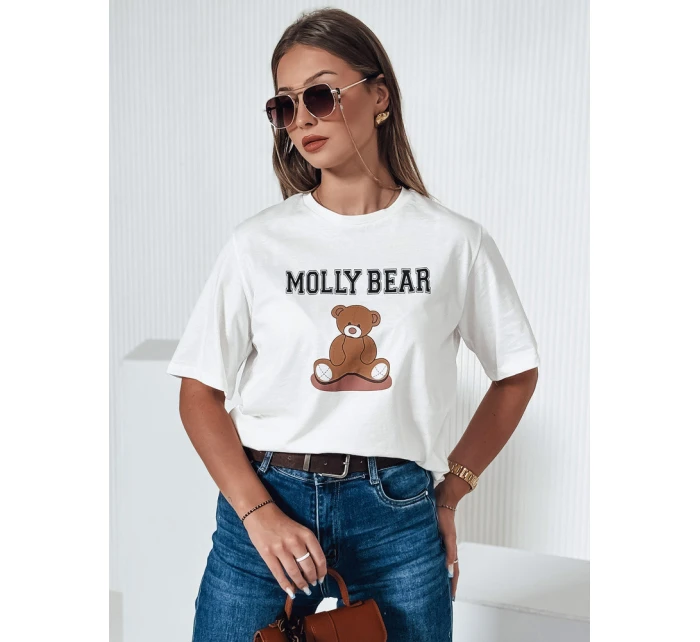 Dámské tričko ecru Dstreet model 21976474 - FashionStreet