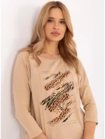 Dámská halenka CLM BZ 0052.37 béžová - Calimera Dámská halenka CLM BZ 0052.37 béžová - Calimera