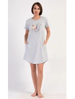 Dámské domácí šaty s krátkým rukávem Amelia