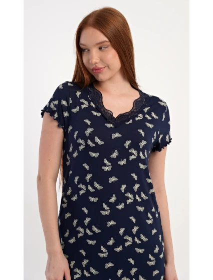 Dámská noční košile s krátkým rukávem model 21943676 - Vienetta