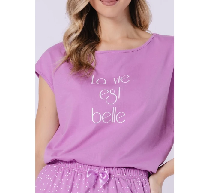 Pyžamo Leveza 1715 Rafaella kr/r S-XL Pyžamo Leveza 1715 Rafaella kr/r S-XL