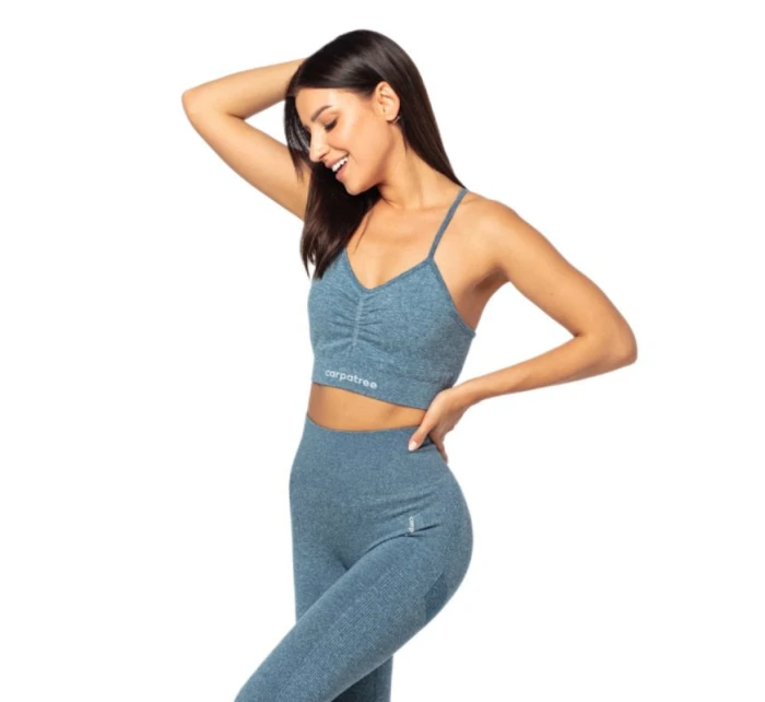 Allure Blue Melange bezešvá sportovní podprsenka - model 21931742 Allure Blue Melange bezešvá sportovní podprsenka - model 21931742