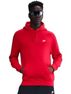 Pánská mikina Nike Club BB, červená, FN3859 657 L