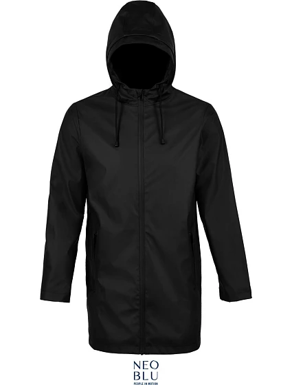 NEOBLU Antoine Men Nepromokavá pánská vosková bunda 24.3174 deep black NEOBLU Antoine Men Nepromokavá pánská vosková bunda 24.3174 deep black