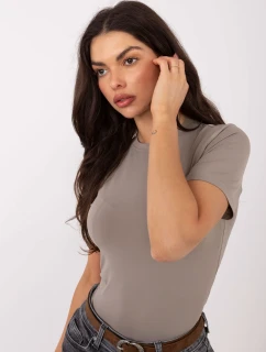 Bluzka model 21789113 ciemny bezowy - FPrice