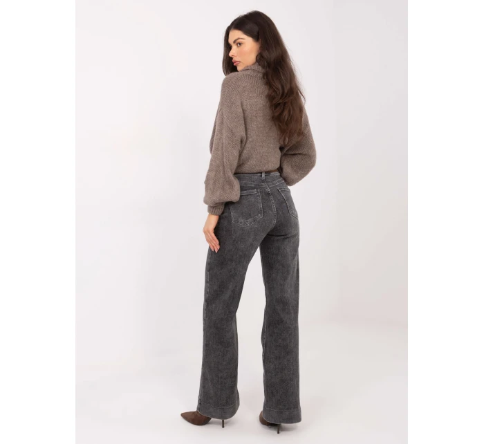 Spodnie jeans SP ciemny szary model 21789009 - FPrice Spodnie jeans SP ciemny szary model 21789009 - FPrice