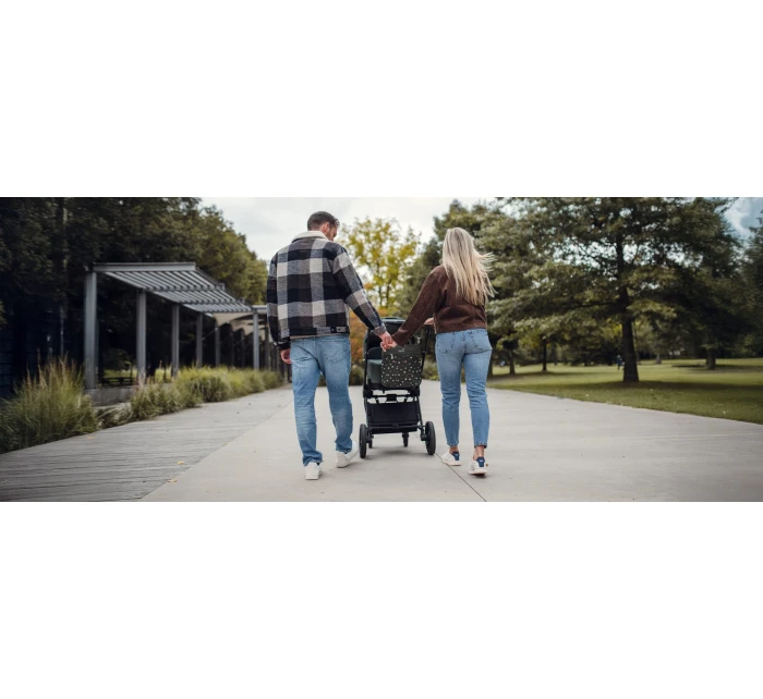 Dámská crossbody kabelka na kočárek Vuch Amma Flowers Green Dámská crossbody kabelka na kočárek Vuch Amma Flowers Green