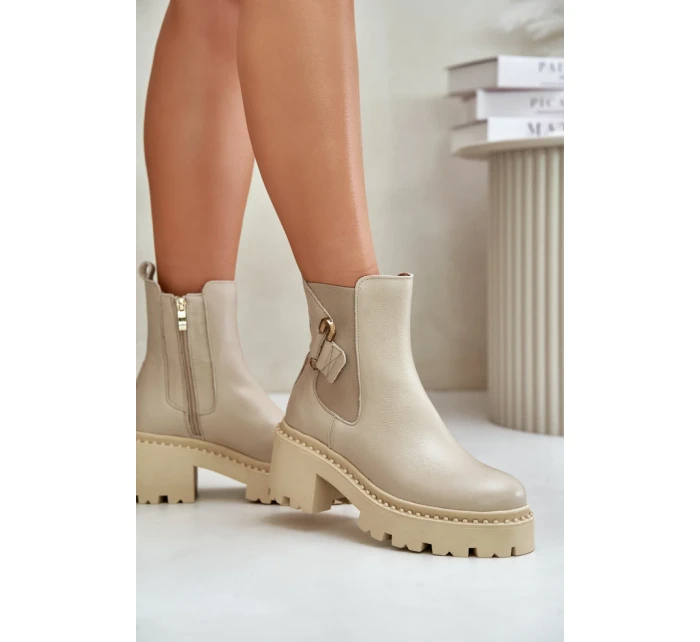 Boty na podpatku model 202815 Step in style Boty na podpatku model 202815 Step in style