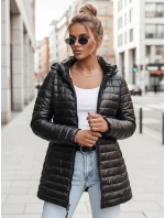 Dámská oboustranná přechodná bunda MOTOROMI černá FashionStreet TY4848