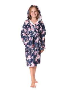 Dětský župan Toya s kapucí blue - Vestis