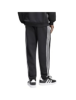 Pánské kalhoty adidas Essentials 3-Stripes Fleece Tapered Cuffed, černé, KY6526 Pánské kalhoty adidas Essentials 3-Stripes Fleece Tapered Cuffed, černé, KY6526