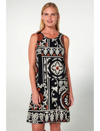 Vamp - Šaty bez rukávů s potiskem 20481 - Vamp