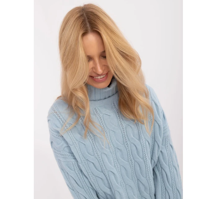 Sweter AT SW model 20463624 jasny niebieski - FPrice