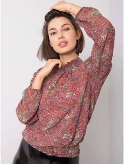 Bluzka D50039F11031A ciemny różowy