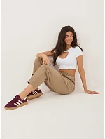 Spodnie RV SP model 22109717 ciemny bezowy - FPrice Spodnie RV SP model 22109717 ciemny bezowy - FPrice