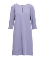 Šaty uvolněného střihu s výstřihem s šedá model 20966109 - STYLOVE Šaty uvolněného střihu s výstřihem s šedá model 20966109 - STYLOVE