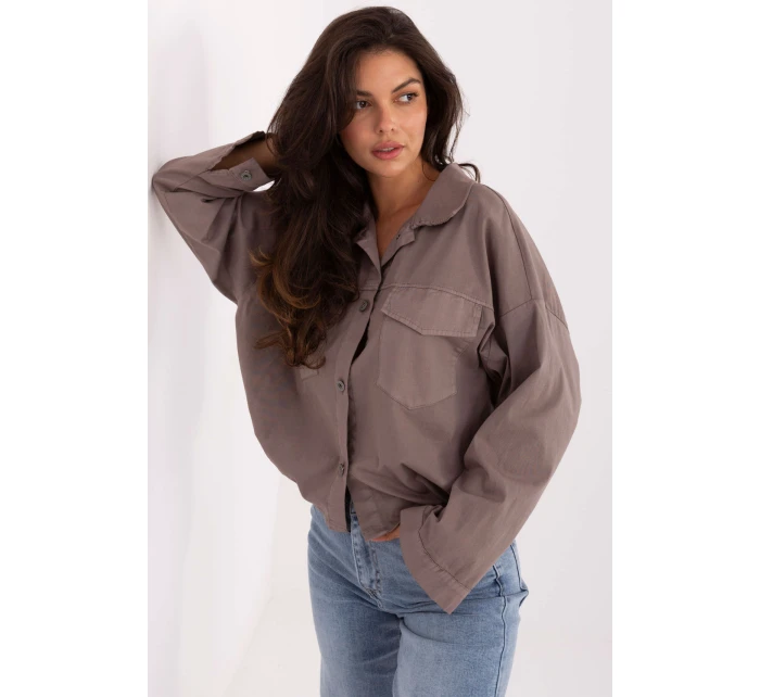 Košile s dlouhým rukávem model 217882 Rue Paris Košile s dlouhým rukávem model 217882 Rue Paris