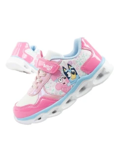 Leomil Bluey dětské sportovní tenisky lehké na suchý zip LED