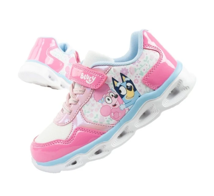 model 21736617 dětské sportovní tenisky lehké na suchý zip LED - Leomil