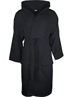 The One Towelling Velour Bathrobe Župan s kapucí 48.1043 anthracite The One Towelling Velour Bathrobe Župan s kapucí 48.1043 anthracite