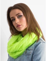 Dámský šátek AT CH ST model 17338677 fluo žlutý - FPrice Dámský šátek AT CH ST model 17338677 fluo žlutý - FPrice