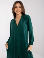 Dámské šaty Dress-EM-SK-604.10P-tmavě zelená Dámské šaty Dress-EM-SK-604.10P-tmavě zelená