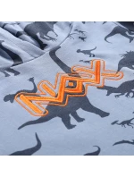 Dětská mikina nax NAX ZIARDO metal blue