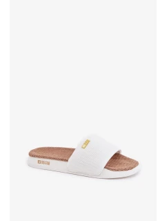 Dámské pantofle Big Star – bílé