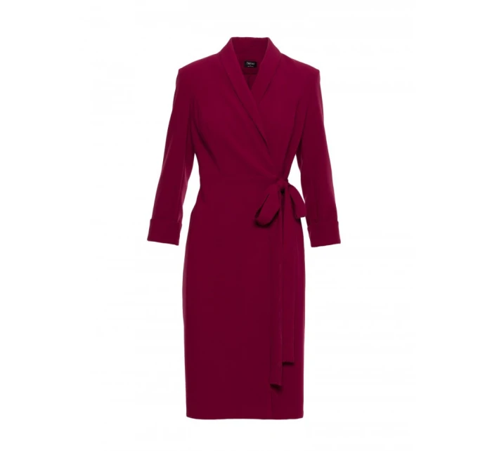 Dámské šaty S415 Bordó - Stylove Dámské šaty S415 Bordó - Stylove