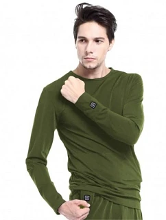 Mikina s dlouhým rukávem a výstřihem model 22170912 - Glovii