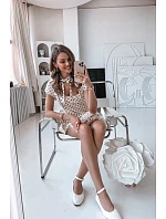 Dámské baleríny s řemínkem a sponou bílé Janelor Dámské baleríny s řemínkem a sponou bílé Janelor