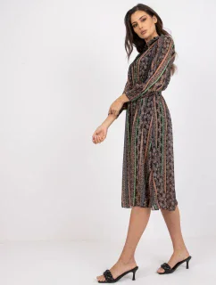 Šaty DHJ SK černá a béžová model 17508528 - FPrice