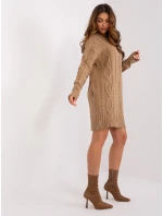 Sukienka LC SK ciemny bezowy model 20129353 - FPrice Sukienka LC SK ciemny bezowy model 20129353 - FPrice