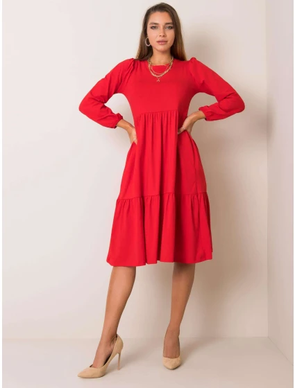 Šaty RV SK 5832.18x červená