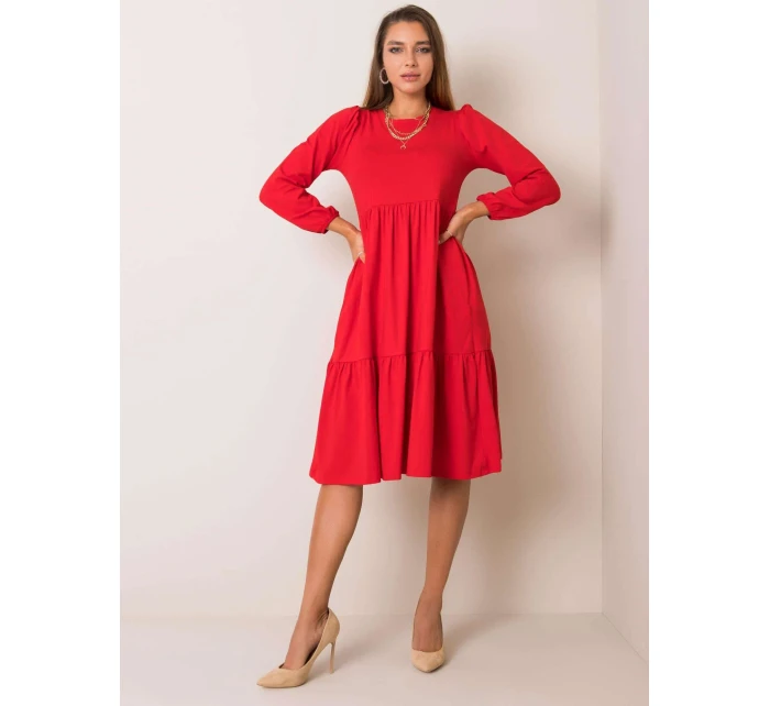 Šaty RV SK 5832.18x červená