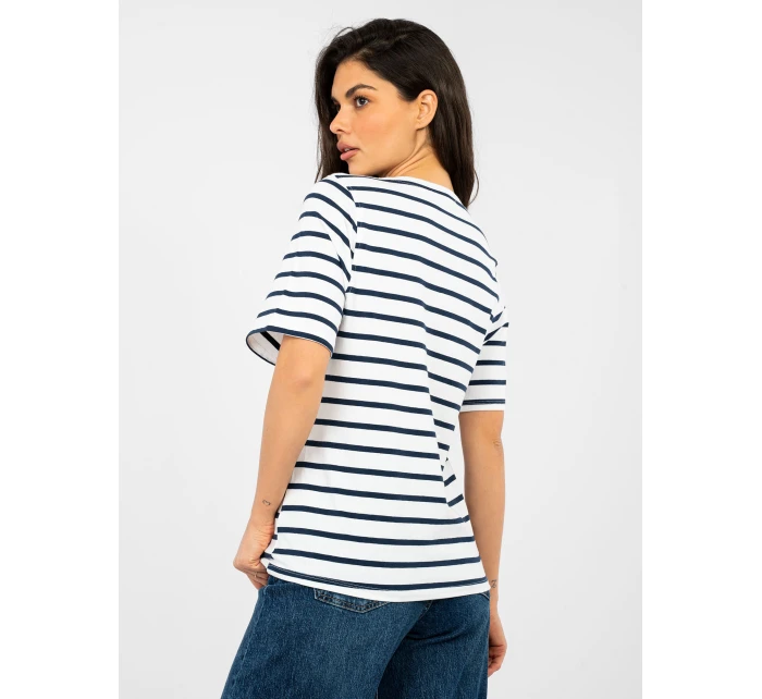 T shirt RV TS model 21948942 biało granatowy - FPrice