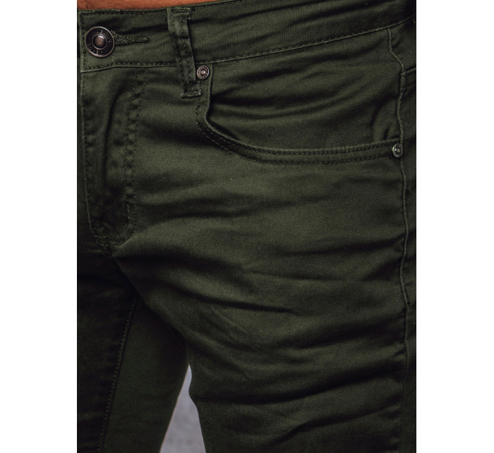 Pánské zelené džínové kalhoty Dstreet UX4086