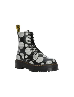 Dámská kotníková obuv Jadon DM26882009 Černá s bílou vzor - Dr. Martens