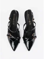 Praktické  lodičky černé dámské Obcas