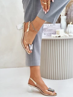 Sandály na podpatku  model 215721 Step in style
