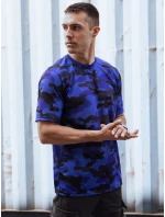 FashionStreet modré moro pánské tričko RX5595 FashionStreet modré moro pánské tričko RX5595